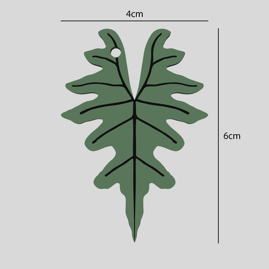 Schlüsselanhänger Alocasia Jacklyn Abmessungen