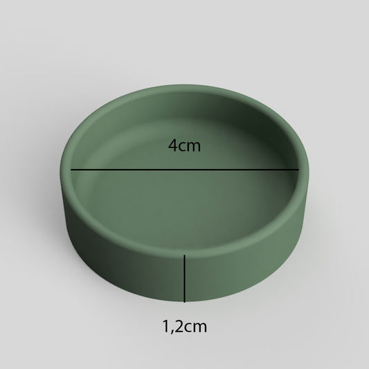 Untersetzer 4cm rund Abmessung