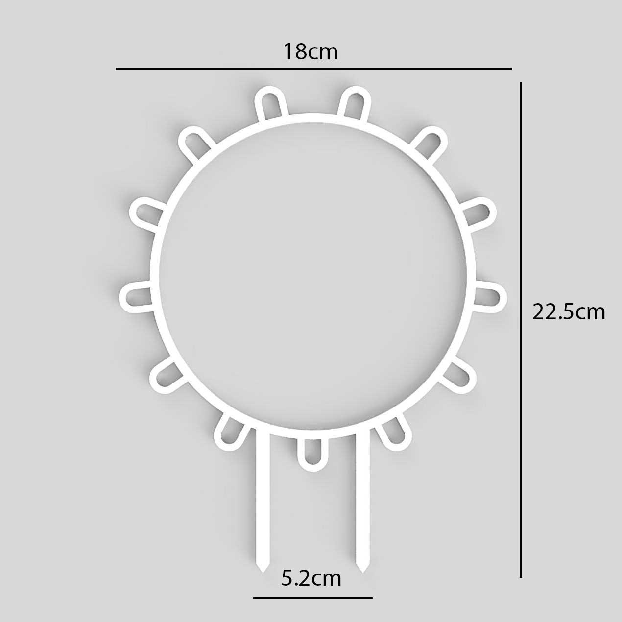 Hoya Rankstab Sonnenblume Abmessungen